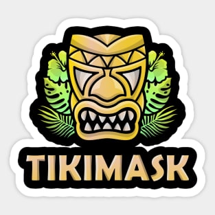 Tiki mask Character Design Sticker